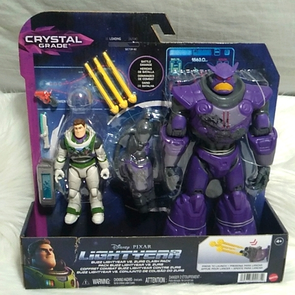 NWT Disney Pixar 2022 Buzz Lightyear VS. Zurg Coffret Combat